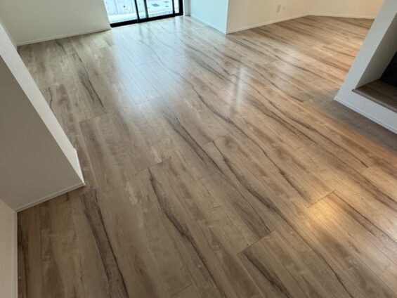 【施工後】神奈川県横浜市 ご新築戸建て Ｔ様邸 セラミックガラスフロアコーティング施工事例 コーティングハウス セラミックガラスフロアコーティング施工済み