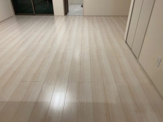船橋市フロアコーティング施工事例 施工後｜千葉県船橋市 ご新築戸建て S様邸 コーティングハウス セラミックガラスフロアコーティング施工済み