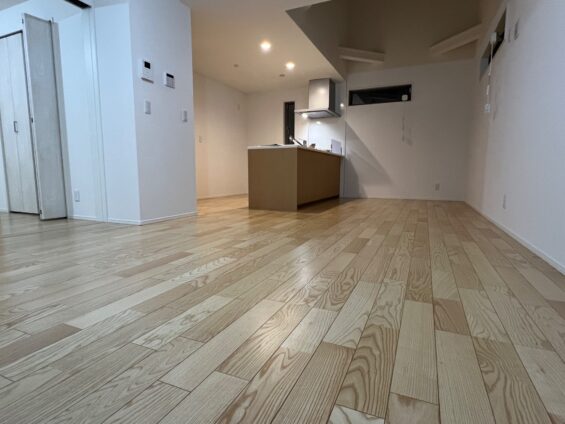 横浜市フロアコーティング施工事例 施工後|神奈川県横浜市 ご新築戸建て S様邸 コーティングハウス セラミックガラスフロアコーティング施工済み