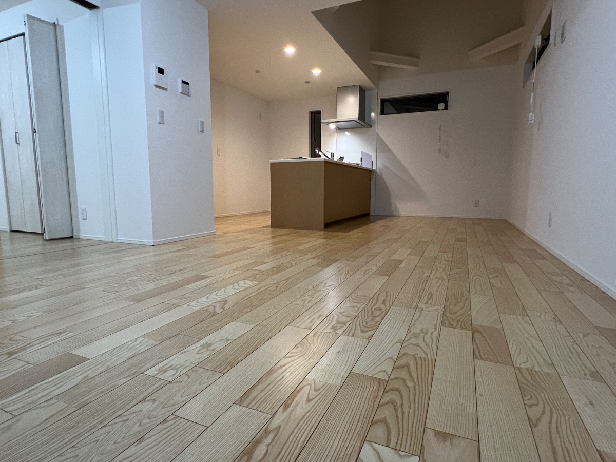 coatinghouse-kanagawa-yokohama-shinchikukodate-after フロアコーティング施工事例 施工後|神奈川県横浜市 ご新築戸建て S様邸 コーティングハウス セラミックガラスフロアコーティング施工済み