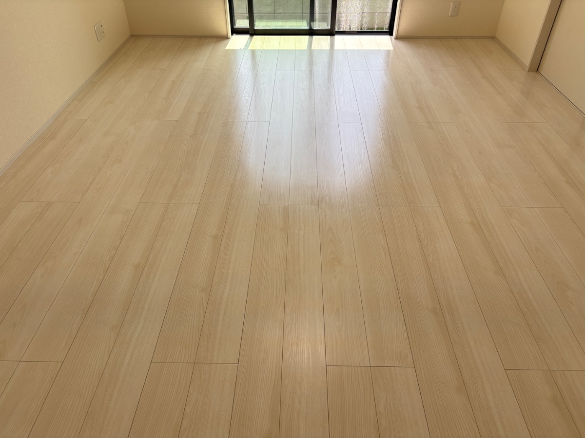coatinghouse-tokyo-kiyose-nyukyokodate-after フロアコーティング施工事例 施工後|東京都清瀬市 ご入居中戸建て H様邸 コーティングハウス セラミックガラスフロアコーティング施工済み