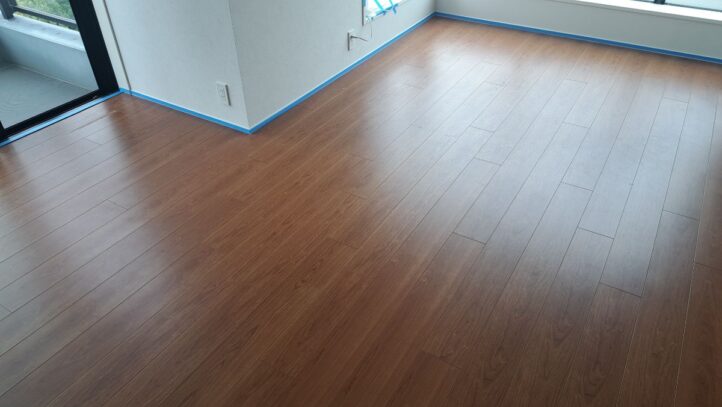 【施工前】東京都台東区 中古マンション Ｎ様邸 ガラスフロアコーティング施工事例 施工前の状態