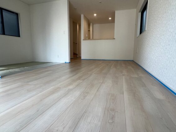 【施工前】埼玉県川口市 ご新築戸建て Ｓ様邸 ガラスフロアコーティング施工事例 施工前の状態