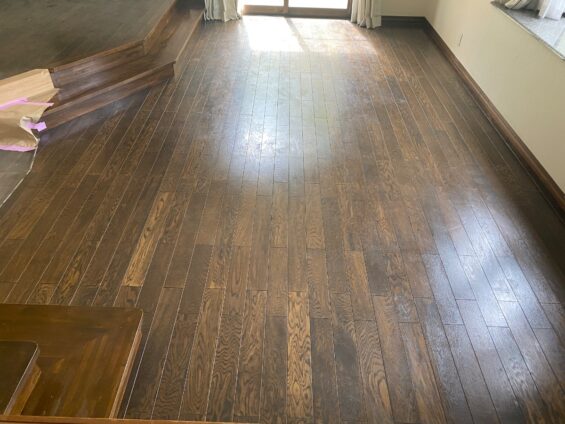 【施工前】神奈川県鎌倉市 中古戸建て Ｈ様邸 ガラスフロアコーティング施工事例 施工前の状態