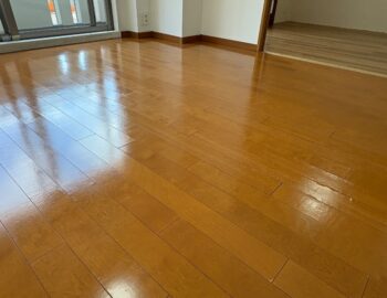 【施工後】東京都練馬区 中古マンション Ｉ様邸 ガラスフロアコーティング施工事例 コーティングハウス ガラスフロアコーティング施工済み