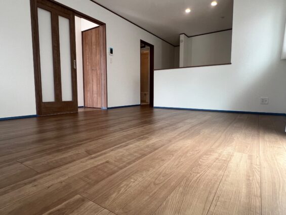 【施工前】神奈川県川崎市 ご新築戸建て Ｙ様邸 ガラスフロアコーティング施工事例 施工前の状態