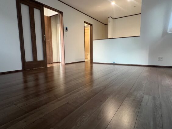 【施工後】神奈川県川崎市 ご新築戸建て Ｙ様邸 ガラスフロアコーティング施工事例 コーティングハウス ガラスフロアコーティング施工済み