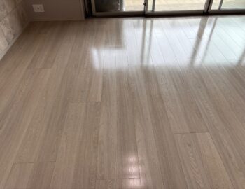 【施工後】栃木県宇都宮市 ご新築マンション Ｗ様邸 シリコンフロアコーティング施工事例 コーティングハウス シリコンフロアコーティング施工済み