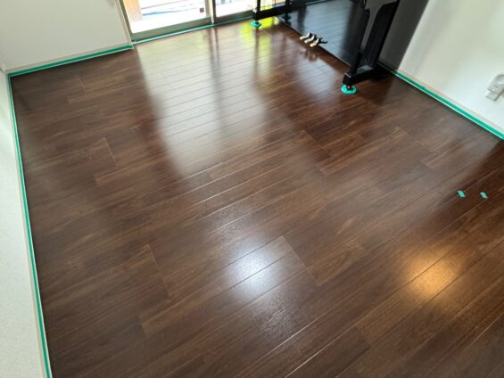 【施工前】埼玉県新座市 ご入居中戸建て Ｔ様邸 セラミックガラスフロアコーティング施工事例 施工前の状態