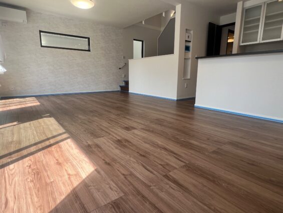 【施工前】東京都稲城市 ご新築戸建て Ｃ様邸 セラミックガラスフロアコーティング施工事例 施工前の状態