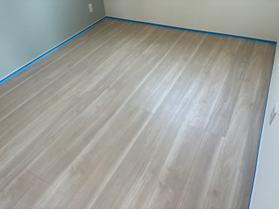 【施工前】千葉県船橋市 ご新築戸建て Ｎ様邸 セラミックガラスフロアコーティング施工事例 施工前の状態