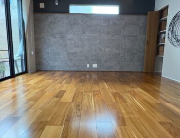 【施工後】東京都練馬区 ご新築戸建て Ｗ様邸 セラミックガラスフロアコーティング施工事例 コーティングハウス セラミックガラスフロアコーティング施工済み