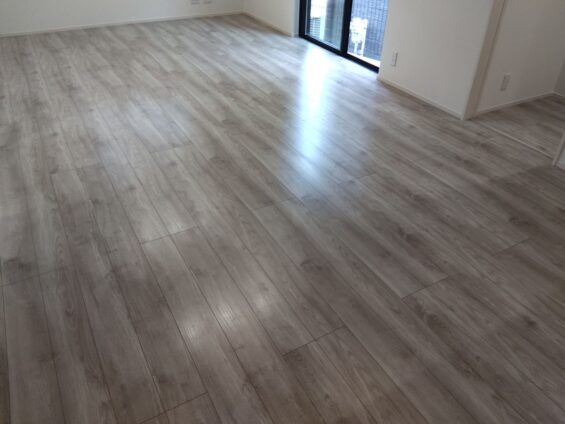 【施工後】千葉県松戸市 ご新築戸建て Ｔ様邸 セラミックガラスフロアコーティング施工事例 コーティングハウス セラミックガラスフロアコーティング施工済み