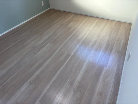 【施工後】千葉県船橋市 ご新築戸建て Ｎ様邸 セラミックガラスフロアコーティング施工事例 コーティングハウス セラミックガラスフロアコーティング施工済み