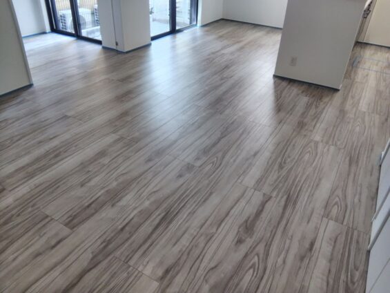 【施工前】埼玉県吉川市 ご新築戸建て Ｋ様邸 セラミックガラスフロアコーティング施工事例 施工前の状態