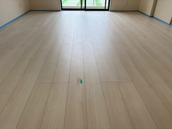 【施工前】東京都清瀬市 ご新築戸建 Ｈ様邸 セラミックガラスフロアコーティング施工事例 施工前の状態