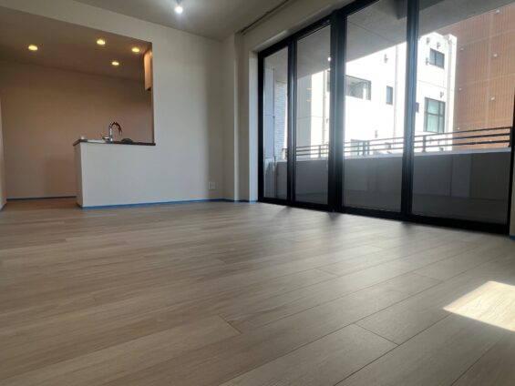 【施工前】東京都文京区 ご新築マンション Ｔ様邸 セラミックガラスフロアコーティング施工事例 施工前の状態