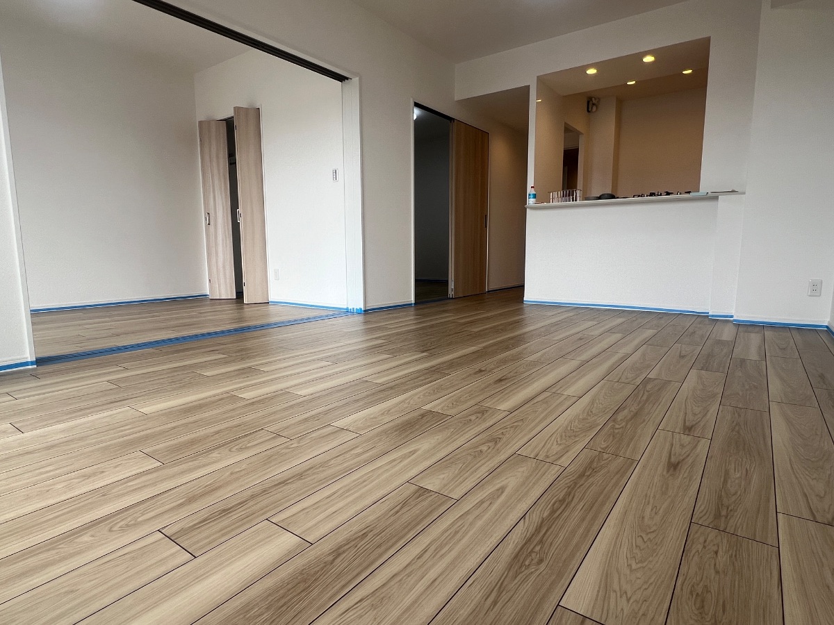 coatinghouse-chiba-kashiwa-renovationmansion-before 柏市フロアコーティング施工事例 施工前|千葉県柏市 リノベーション済みマンション S様邸の床の状態