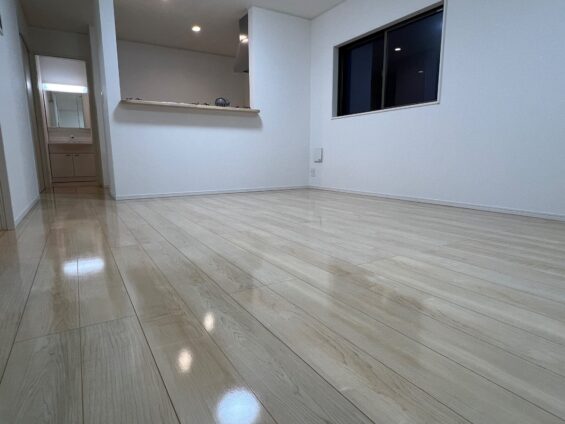 福岡市フロアコーティング施工事例 施工後｜福岡県福岡市 ご新築戸建て L様邸 コーティングハウス シリコンフロアコーティング施工済み