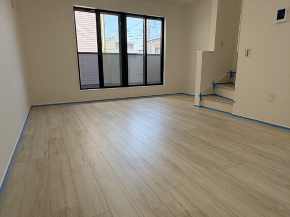 【施工前】埼玉県さいたま市 ご新築戸建て Ｙ様邸 ガラスフロアコーティング施工事例 施工前の状態