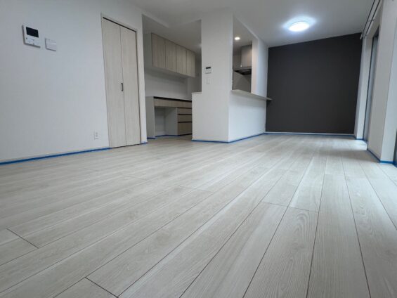 【施工前】神奈川県横浜市 ご新築戸建て N様邸 ガラスフロアコーティング施工事例 施工前の状態