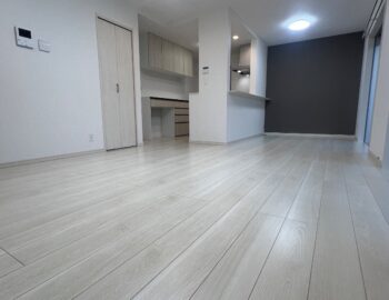 【施工後】神奈川県横浜市 ご新築戸建て N様邸 ガラスフロアコーティング施工事例 コーティングハウス ガラスフロアコーティング施工済み