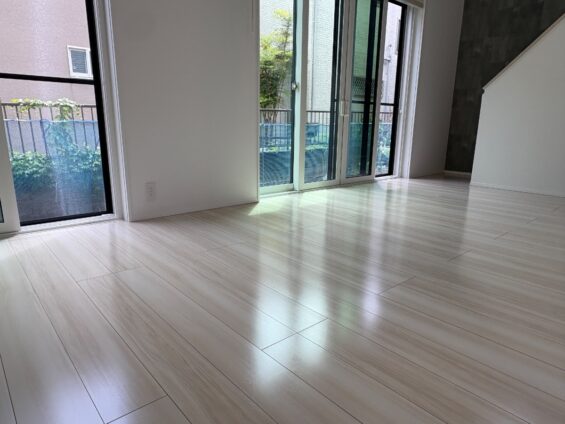 【施工後】千葉県柏市 ご新築戸建て Ｓ様邸 セラミックガラスフロアコーティング施工事例 コーティングハウス セラミックガラスフロアコーティング施工済み
