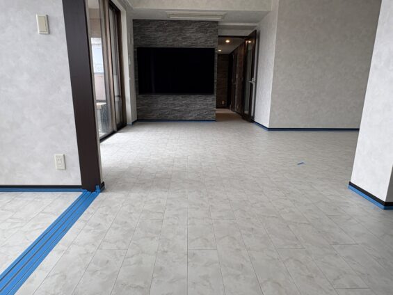 【施工前】東京都江東区 リノベーション済みマンション Ｉ様邸 水性ウレタンフロアコーティング施工事例 施工前の状態