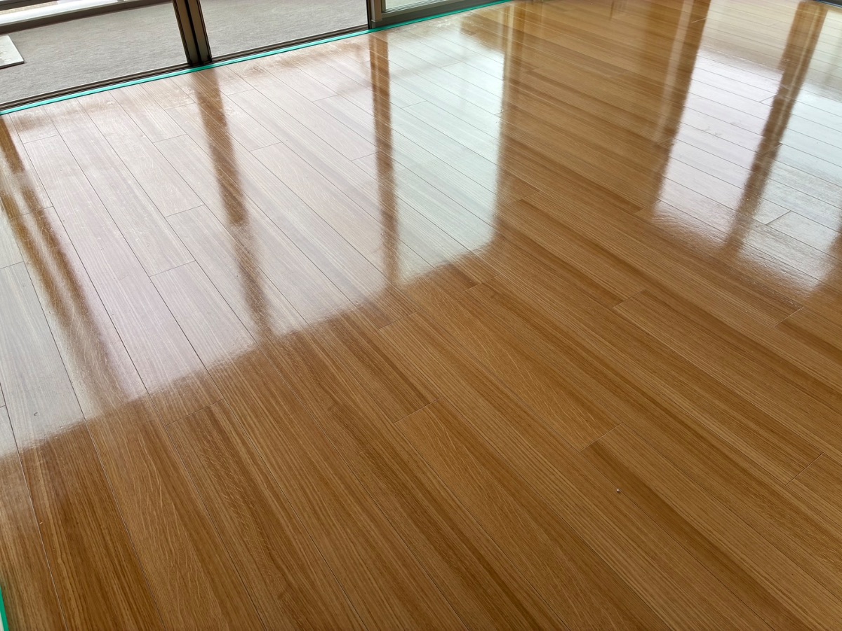 coatinghouse-chiba-chiba-nyukyomansion-before フロアコーティング施工事例 施工前|千葉県千葉市 ご入居中マンション K様邸の床の状態