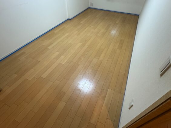 浦安市フロアコーティング施工事例 施工前|千葉県浦安市 中古マンション Y様邸の床の状態
