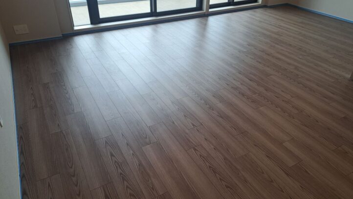 【施工前】東京都板橋区 ご新築マンション Ｏ様邸 ガラスフロアコーティング施工事例 施工前の状態