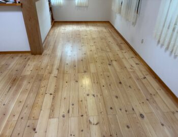 【施工後】神奈川県相模原市 ご新築戸建て Ｎ様邸 水性ウレタンフロアコーティング施工事例 コーティングハウス 水性ウレタンフロアコーティング施工済み