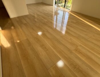 【施工後】栃木県大田原市 ご新築戸建て Ｌ様邸 シリコンフロアコーティング施工事例 コーティングハウス シリコンフロアコーティング施工済み