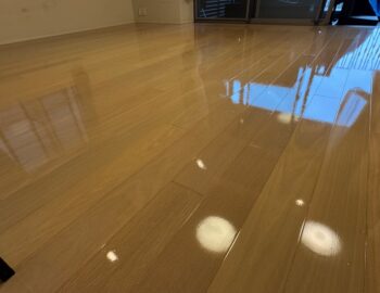 【施工後】東京都渋谷区 ご入居中マンション Ｙ様邸 シリコンフロアコーティング施工事例 コーティングハウス シリコンフロアコーティング施工済み
