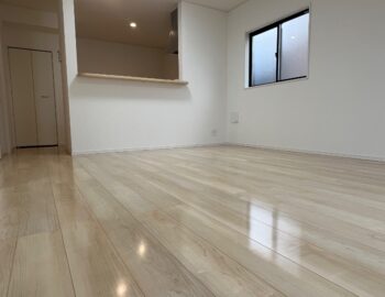 【施工後】栃木県西白河郡泉崎村 ご新築戸建て Ｌ様邸 シリコンフロアコーティング施工事例 コーティングハウス シリコンフロアコーティング施工済み