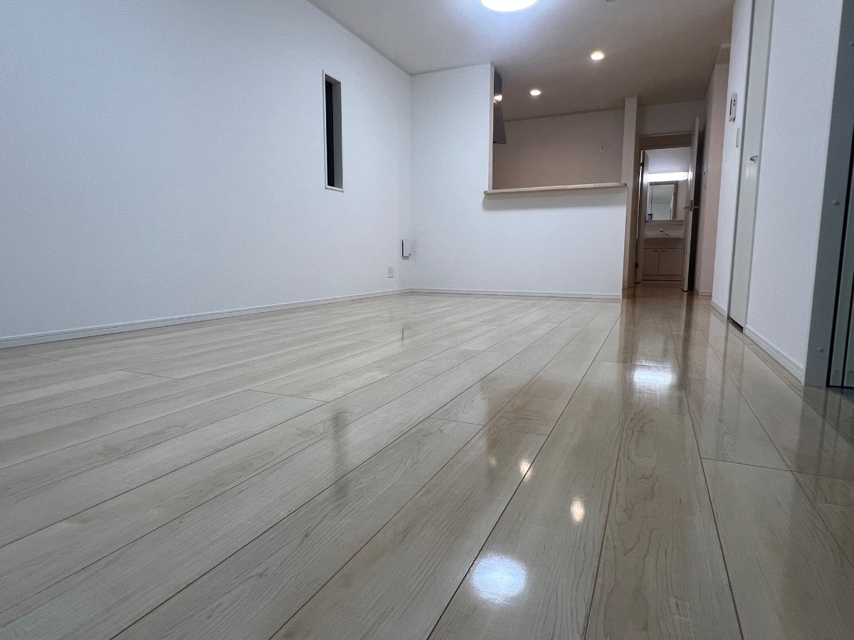 coatinghouse-fukuoka-fukuoka-shinchikukodate-after フロアコーティング施工事例 施工後|福岡県福岡市 ご新築戸建て L様邸 コーティングハウス シリコンフロアコーティング施工済み