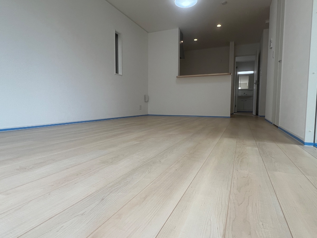 coatinghouse-fukuoka-fukuoka-shinchikukodate-before フロアコーティング施工事例 施工前|福岡県福岡市 ご新築戸建て L様邸の床の状態