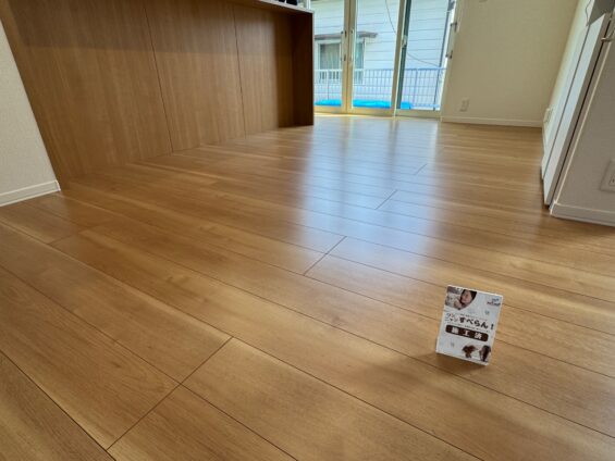【施工後】茨城県水戸市 ご入居中戸建て Ｔ様邸 ワンニャンすべらん施工事例 コーティングハウス ワンニャンすべらん施工済み