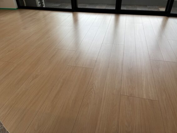 【施工前】千葉県千葉市 中古マンション Ｎ様邸 ガラスフロアコーティング施工事例 施工前の状態