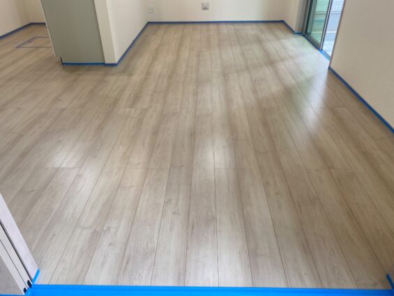 【施工前】埼玉県さいたま市 ご新築戸建て Ｔ様邸 ガラスフロアコーティング施工事例 施工前の状態