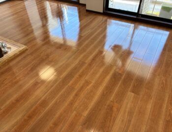 【施工後】東京都葛飾区 ご入居中マンション Ｓ様邸 シリコンフロアコーティング施工事例 コーティングハウス シリコンフロアコーティング施工済み