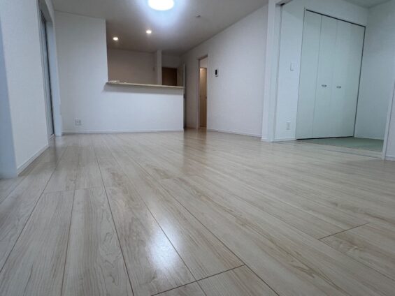 【施工後】福島県白河市 ご新築戸建て Ｌ様邸 シリコンフロアコーティング施工事例 コーティングハウス シリコンフロアコーティング施工済み