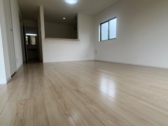 【施工後】福島県白河市 ご新築戸建て Ｌ様邸 シリコンフロアコーティング施工事例 コーティングハウス シリコンフロアコーティング施工済み