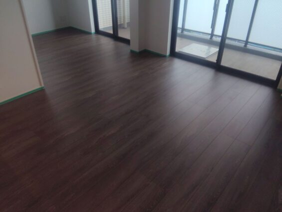 【施工前】神奈川県横浜市 ご新築マンション Ｋ様邸 セラミックガラスフロアコーティング施工事例 施工前の状態