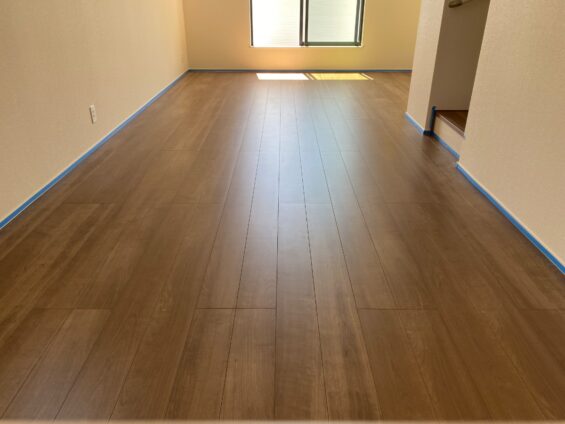 【施工前】東京都江戸川区 ご新築戸建て Ｓ様邸 セラミックガラスフロアコーティング施工事例 施工前の状態