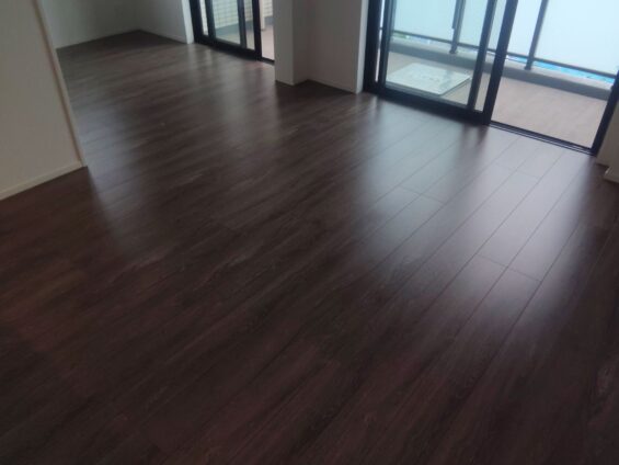 【施工後】神奈川県横浜市 ご新築マンション Ｋ様邸 セラミックガラスフロアコーティング施工事例 コーティングハウス セラミックガラスフロアコーティング施工済み