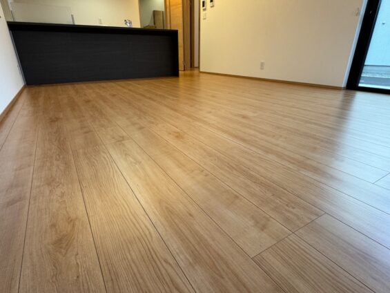 【施工後】静岡県御殿場市 ご新築戸建て Ｓ様邸 セラミックガラスフロアコーティング施工事例 コーティングハウス セラミックガラスフロアコーティング施工済み