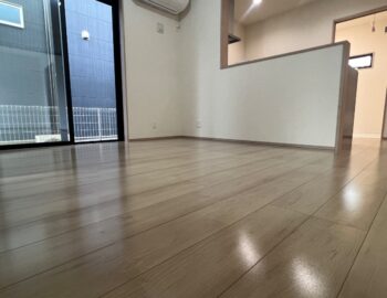 【施工後】神奈川県相模原市 ご新築戸建て Ｈ様邸 セラミックガラスフロアコーティング施工事例 コーティングハウス セラミックガラスフロアコーティング施工済み
