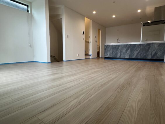 【施工前】神奈川県横浜市 ご新築戸建て Ｎ様邸 ガラスフロアコーティング施工事例 施工前の状態