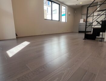 【施工後】東京都文京区 ご新築戸建て Ｍ様邸 セラミックガラスフロアコーティング施工事例 コーティングハウス セラミックガラスフロアコーティング施工済み